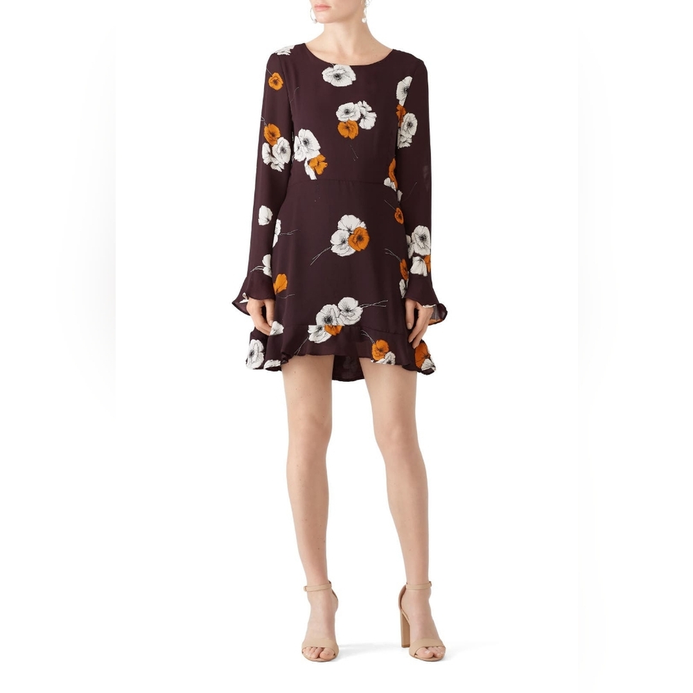 NWT Cupcakes & Cashmere $149 Aubergine Leena Dress Sz 6